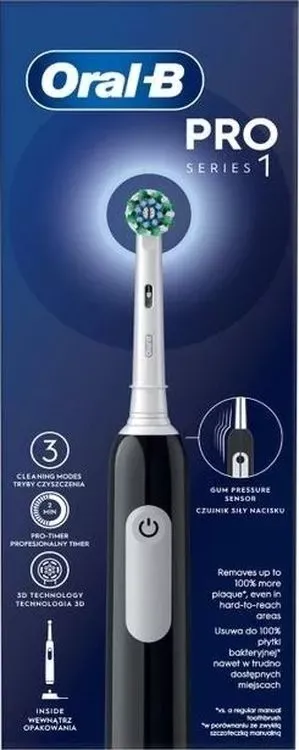 Зубна щітка BRAUN Oral-B PRO1 D305.513.3X Black