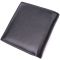 Компактный женский кошелек с монетницей снаружи из натуральной кожи ST Leather 22542 черный