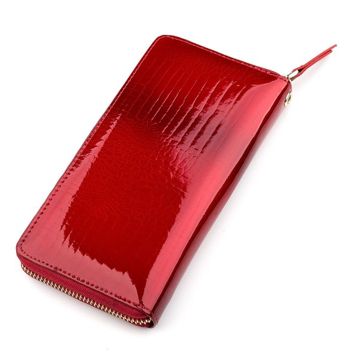Гаманець жіночий ST Leather 18397 (S4001A) на блискавках червоний