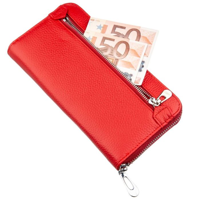 Жіночий граціозний клатч ST Leather 18862 червоний