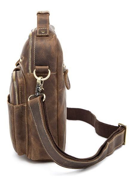 Сумка мужская Crazy horse 14692 Vintage коричневая