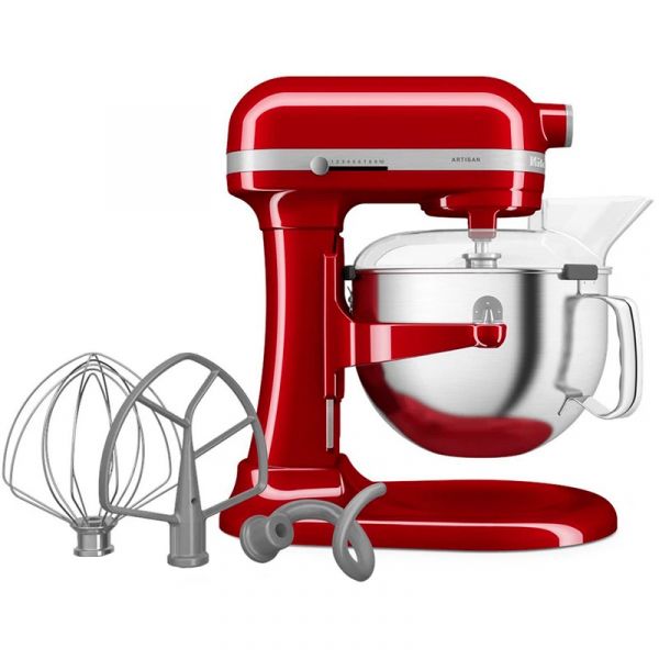 Кухонна машина KitchenAid Heavy Duty 6,6 л 5KSM70JPXEER з підйомною чашею червоний