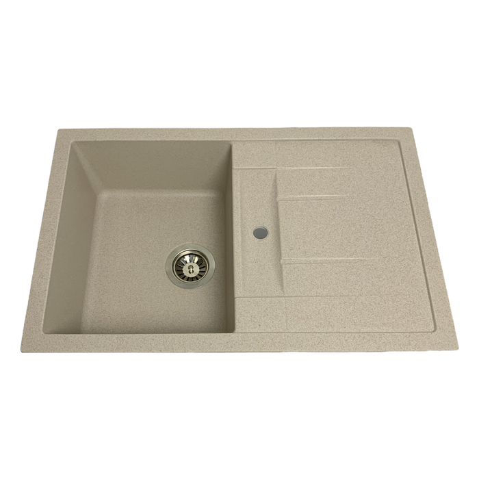 Кухонная мойка Adamant FORT avena 770x495x200 мм, с крылом