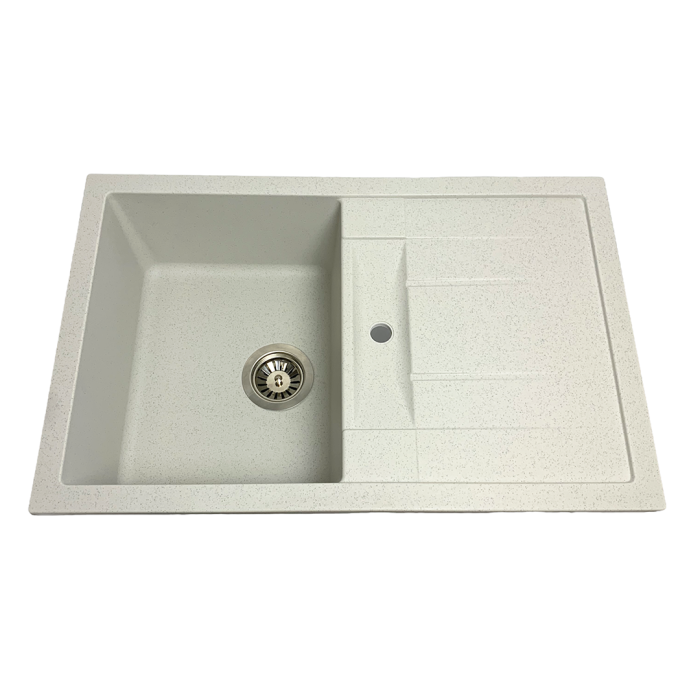 Кухонная мойка Adamant FORT old stone 770x495x200 мм, с крылом