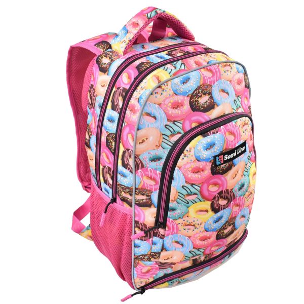 Рюкзак дитячий Semi Line 19 Rose Donats Print (J4674-4)