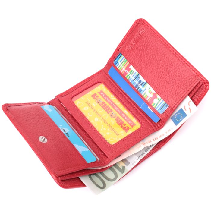 Кожаный кошелек для женщин ST Leather 22505 красный