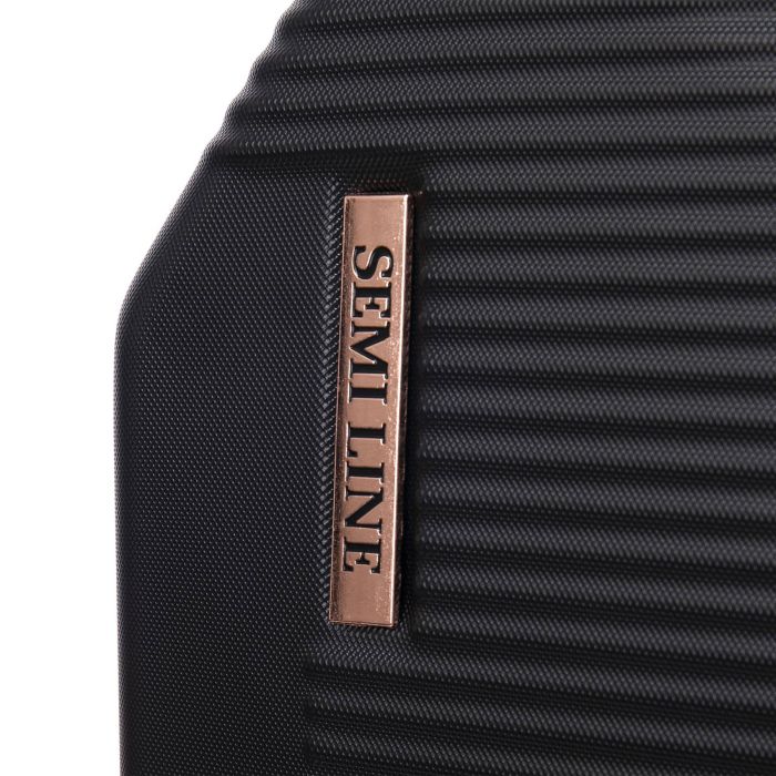 Валіза Semi Line 24" (M) Black (T5821-4)