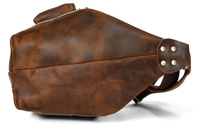 Чоловіча vintage сумка через плече 14782 Vintage коричнева