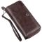 Жіночий клатч з ремінцем на зап'ясті ST Leather 18867 коричневий