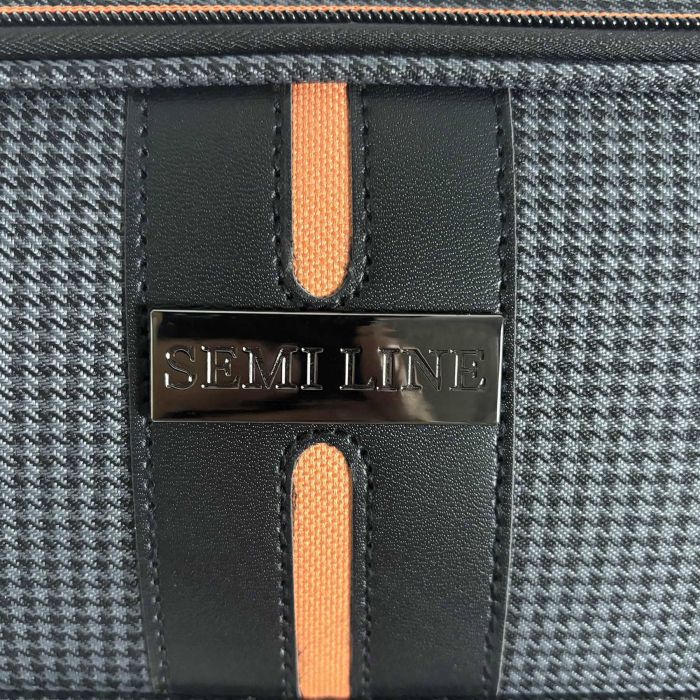 Валіза Semi Line 28" (L) Black/Orange Line (T5734-3)
