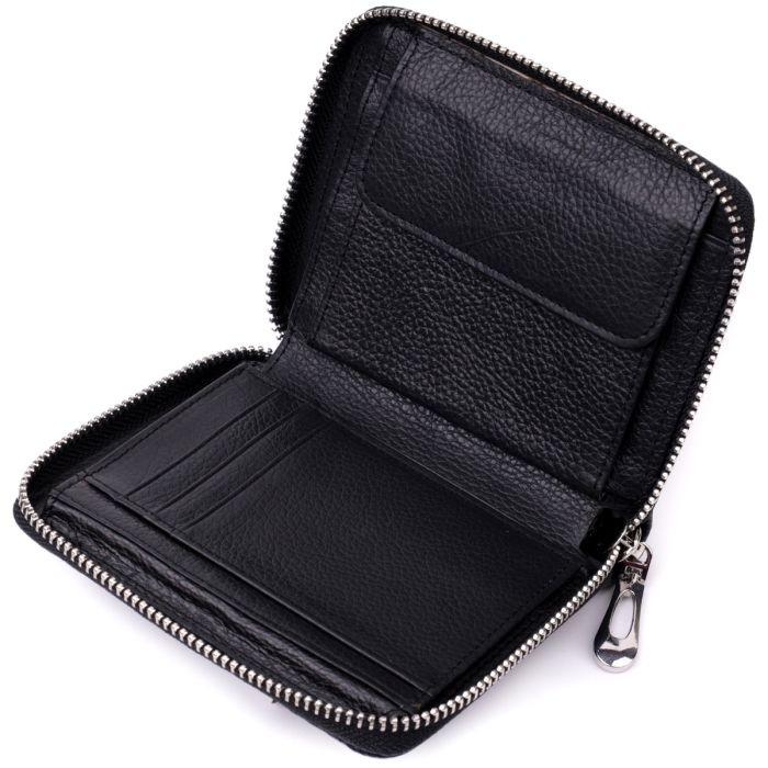 Відмінний жіночий гаманець з натуральної шкіри ST Leather 22449 чорний