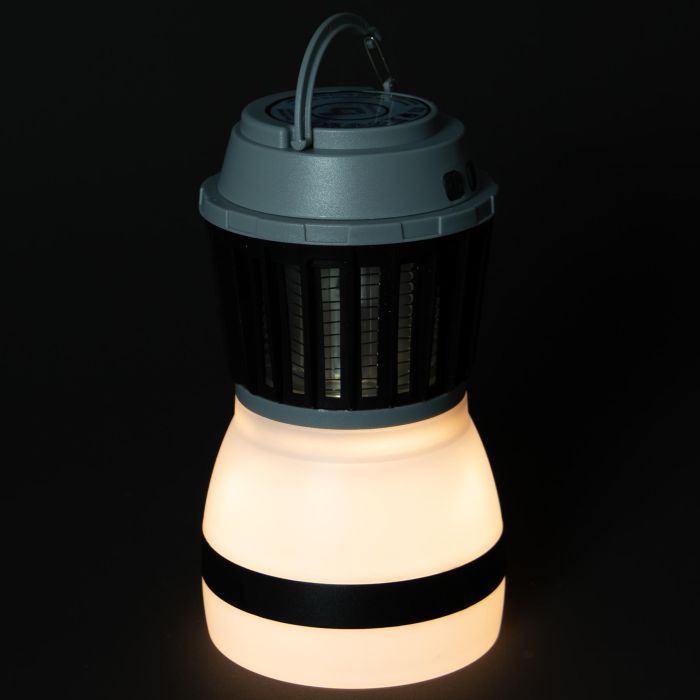 Ліхтар-знищувач комах Bo-Camp Atom WP Rechargable 200 Lumen Grey/Black (5818805)