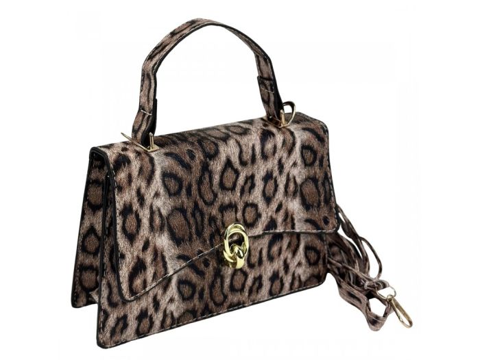 Стильне кроссбоді еко-шкіра лео Lilly P1-369-9075LB коричневе