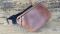 Женская кожаная сумка на пояс бананка GS коньячная (РОБ 001 кон)