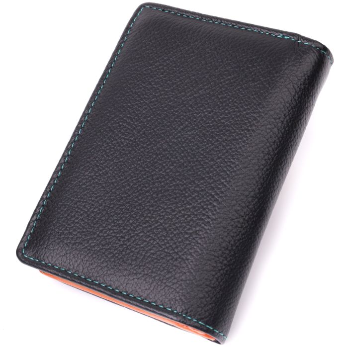 Стильний гаманець для жінок із натуральної шкіри ST Leather 22501 чорний