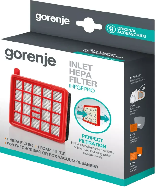 Фільтр пилососа GORENJE OHFACGFPRO вугільний