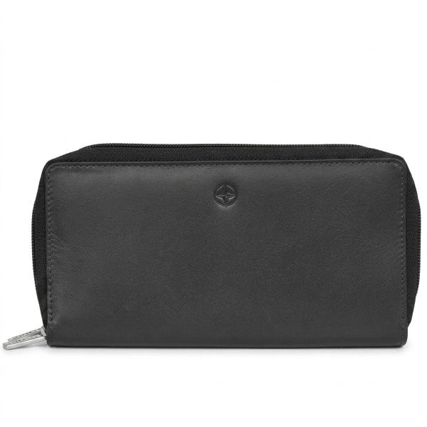 Женский кошелек Tony Perotti натуральная кожа Cortina 5061 nero (90265) Черный