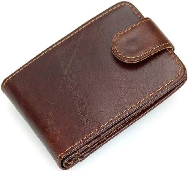 Кредитница мужская 14509 кожаная Vintage коричневая