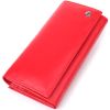Красивый кошелек для женщин с монетницей из натуральной кожи ST Leather 23105 красный