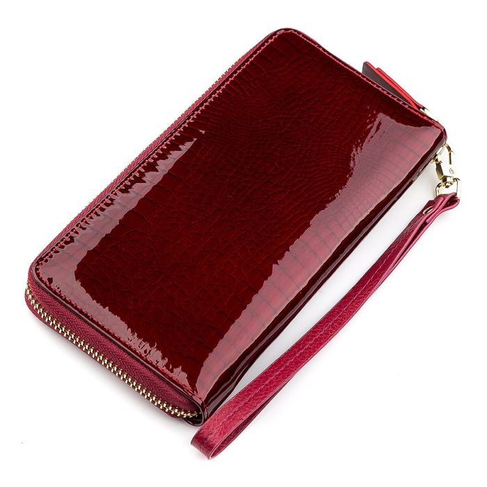 Кошелек женский ST Leather 18400 (S4001A) Кожаный бордовый