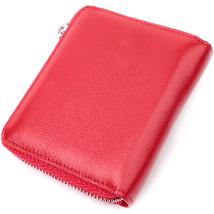 Симпатичный женский кошелек из натуральной кожи ST Leather 22448 красный