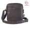 Сумка чоловіча через плече GS 22*20*5 cм шкіряна коричнева флотар (Б2К 001 кор Ф)