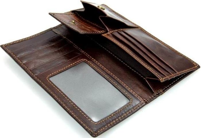 Кошелек 14536 из натуральной кожи Vintage коричневый
