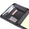 Оригинальная папка с блокнотом из гладкой натуральной кожи Tony Perotti 20850_1 (1278L nero) черная