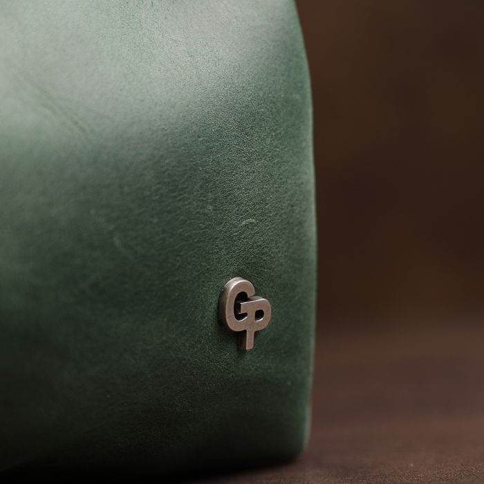 Шкіряна косметичка унісекс Grande Pelle 11571 зелений
