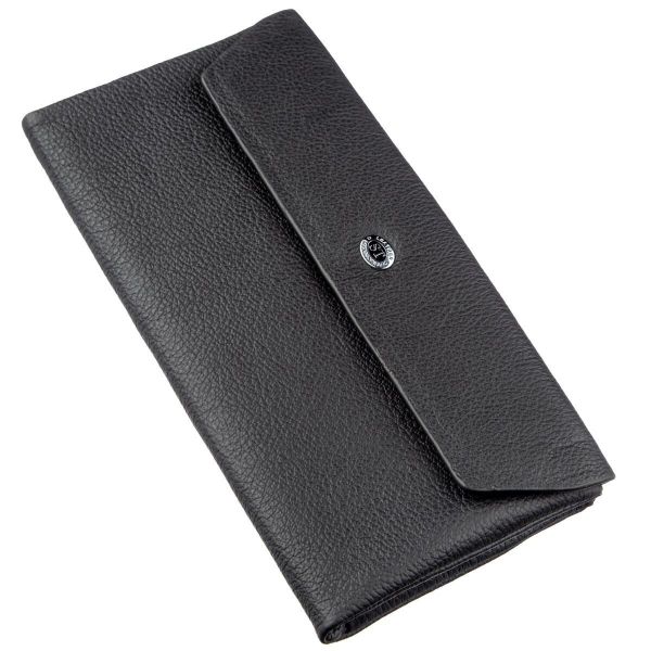 Необычный женский клатч ST Leather 18842 черный