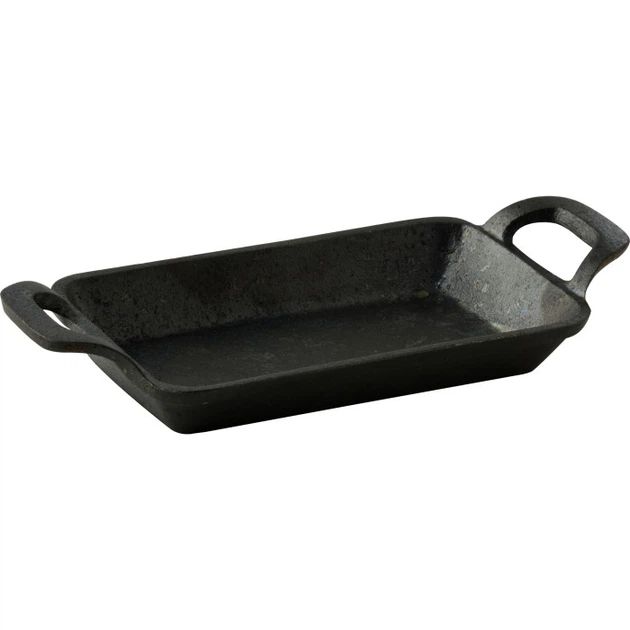 Чавунна мініформа з серверовочною дошкою MasterPro Foodies cook&share 17x10 см (BGMP-3807-EM)