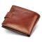 Чоловіче портмоне з натуральної шкіри ST Leather B104 коричневе
