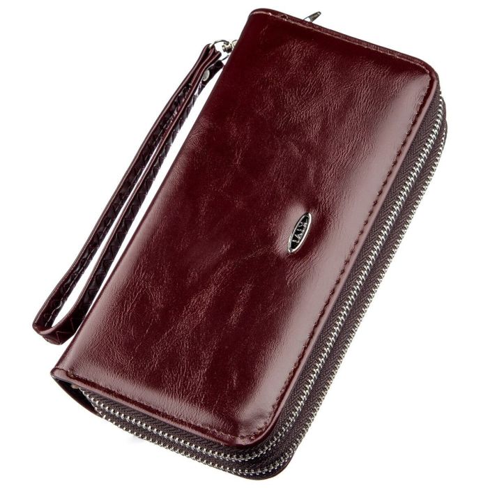 Гаманець жіночий з екошкіри KIVI 19049 коричневий