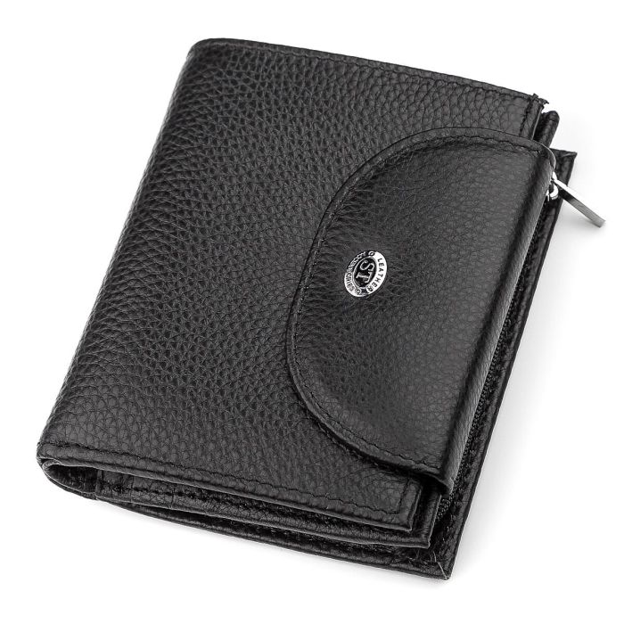 Кошелек женский ST Leather 18411 (ST410) компактный черный