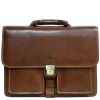 Мужской деловой портфель Tony Perotti Italico 8013/42 (90388) Коньячный