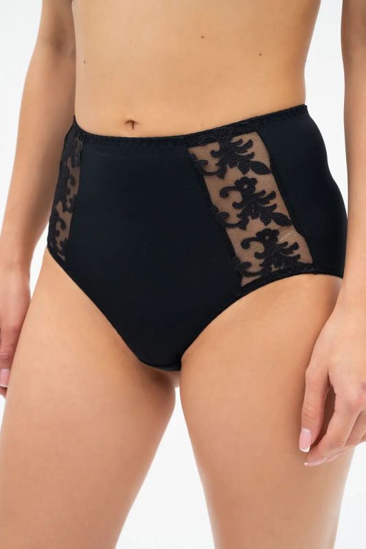 Трусики жіночі міді MARTINA 006 35 02 Effetto Lingerie чорні