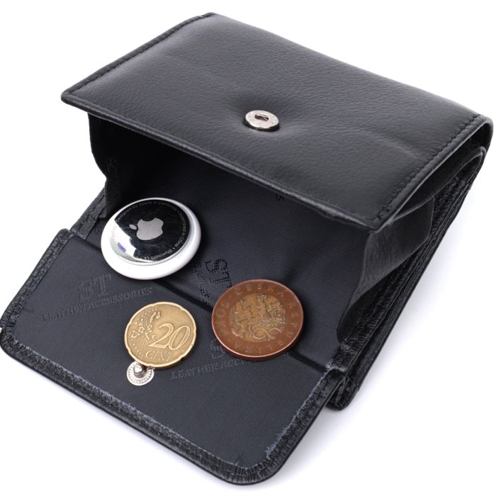 Оригинальное женское портмоне из натуральной кожи ST Leather 22724 черный