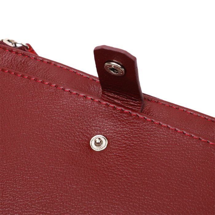Стильний та яскравий жіночий гаманець-клатч ST Leather 19433 бордовий