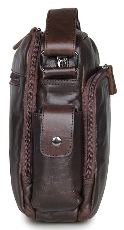 Сумка чоловіча 14369 Vintage коричнева