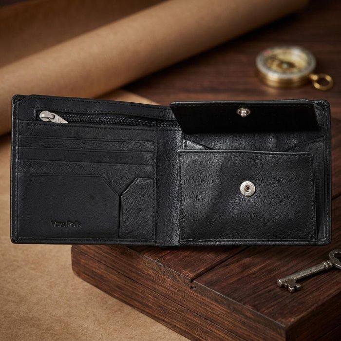 Мужской портмоне Tony Perotti Cortina 5047 nero (90184) Черный