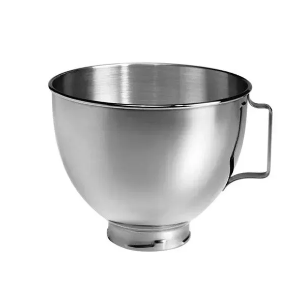 Чаша KitchenAid 4,3 л 5K45SBWH из нержавеющей стали с ручкой к моделям 4,3 л / 4,8 л