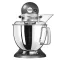 Кухонна машина KitchenAid Artisan 4,8 л 5KSM175PSEMS з відкидним блоком срібний медальйон