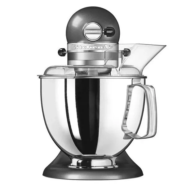 Кухонна машина KitchenAid Artisan 4,8 л 5KSM175PSEMS з відкидним блоком срібний медальйон