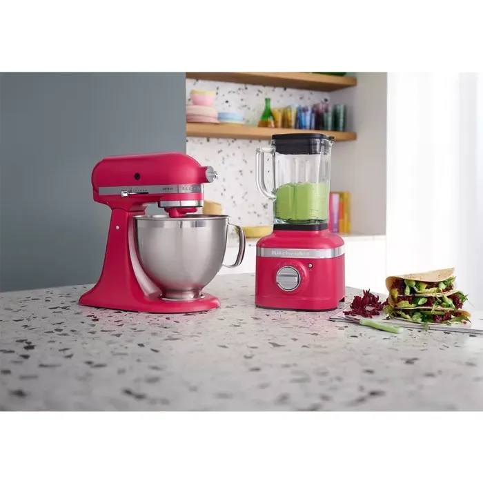 Кухонна машина KitchenAid Artisan 4,8 л 5KSM195PSEHI з відкидним блоком колір гібіскус