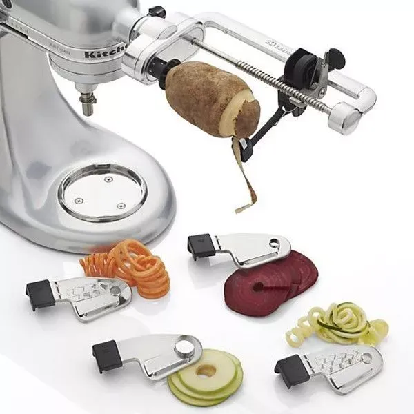 Насадка-спіралайзер KitchenAid 5KSM1APC 4 ножа колір металічний