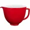 Чаша KitchenAid 4,7 л 5KSM2CB5ER керамічна, з ручкою, колір зовні червоний
