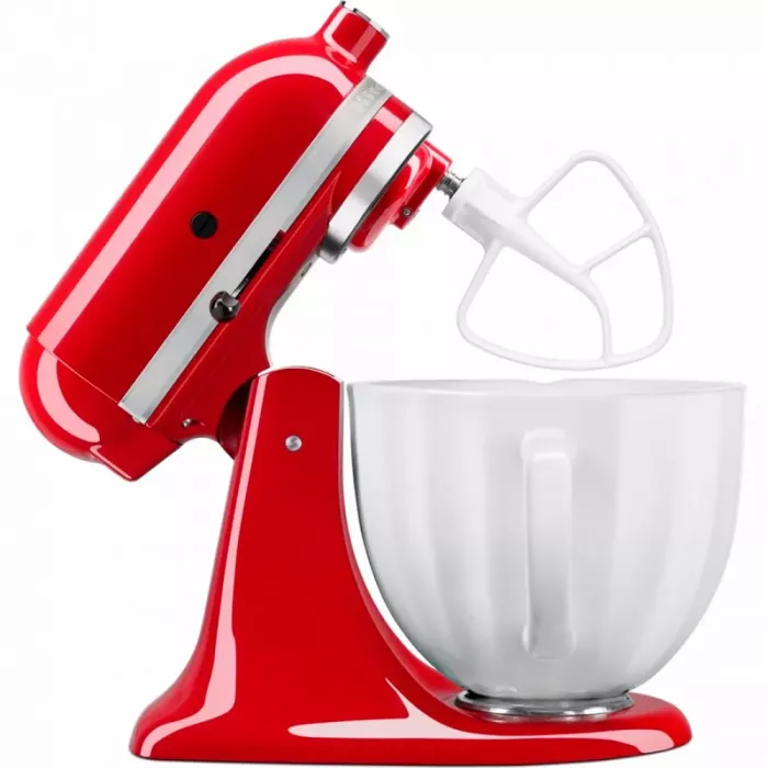 Чаша KitchenAid 4,7 л 5KSM2CB5PWS керамическая, с ручкой, текстурированная, цвет белая раковина