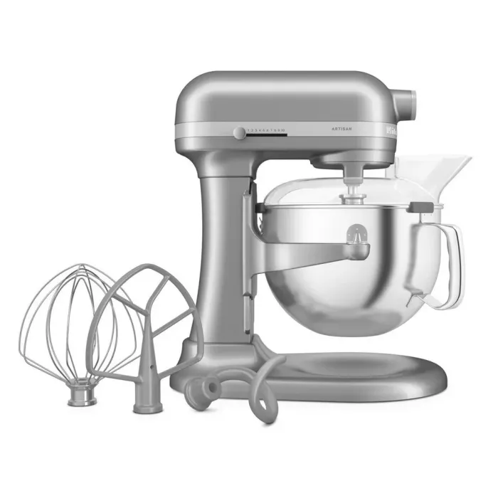 Кухонна машина KitchenAid Artisan 5,6 л 5KSM60SPXECU з підйомною чашею сріблястий