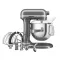 Кухонна машина KitchenAid Artisan 6,6 л 5KSM70SHXECU з підйомною чашею сріблястий