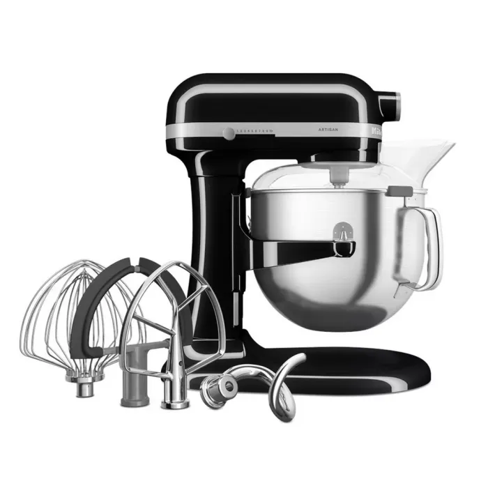 Кухонна машина KitchenAid Artisan 6,6 л 5KSM70SHXEOB з підйомною чашею чорний
